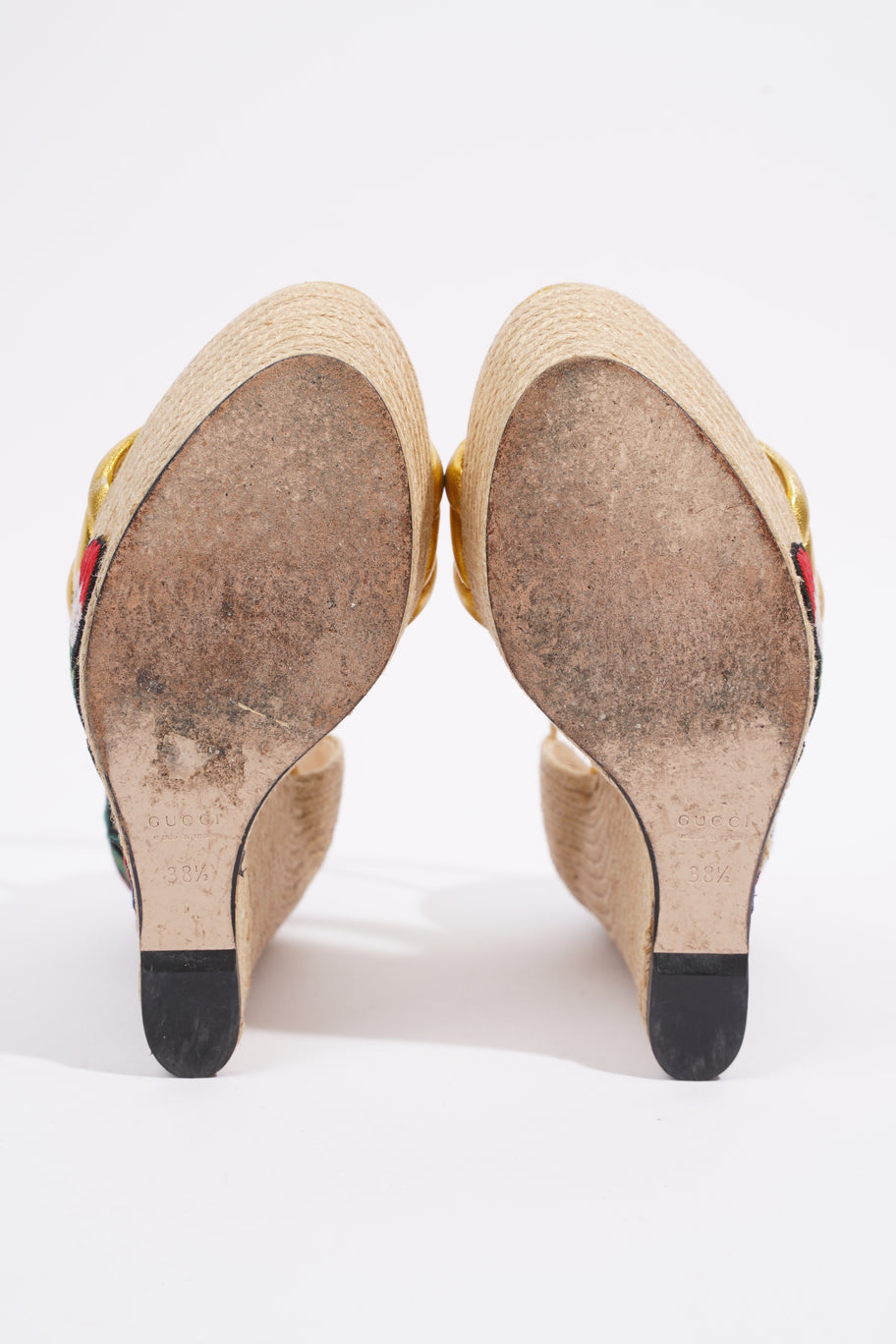 Wedge Gold Raffia EU 38.5 UK 5.5 Image 7