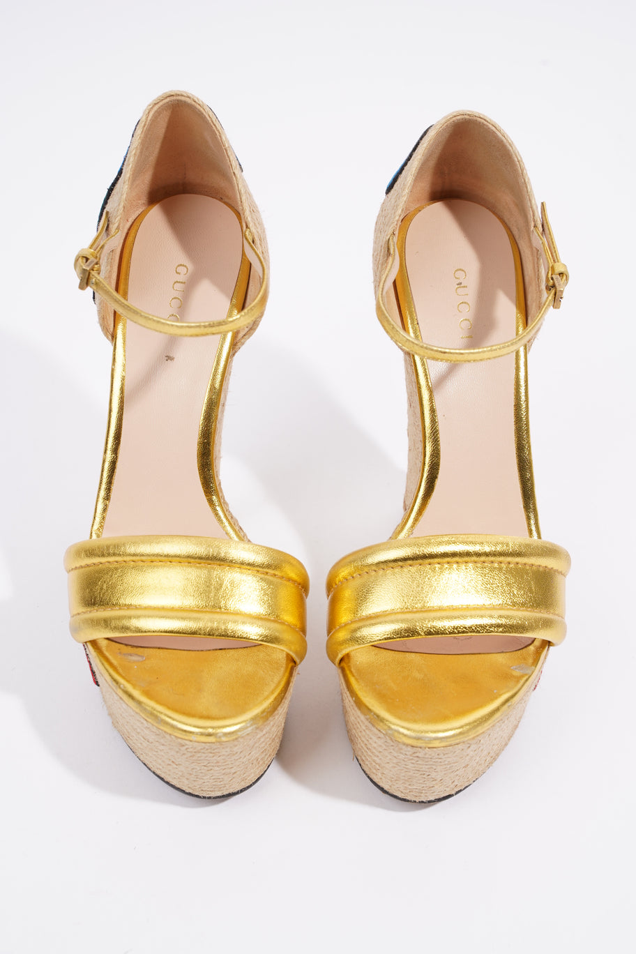 Wedge Gold Raffia EU 38.5 UK 5.5 Image 8