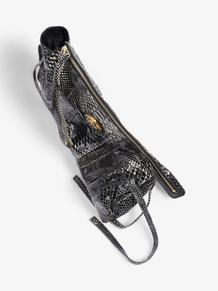 Gucci Hysteria Clutch Bag Black Python Image 6