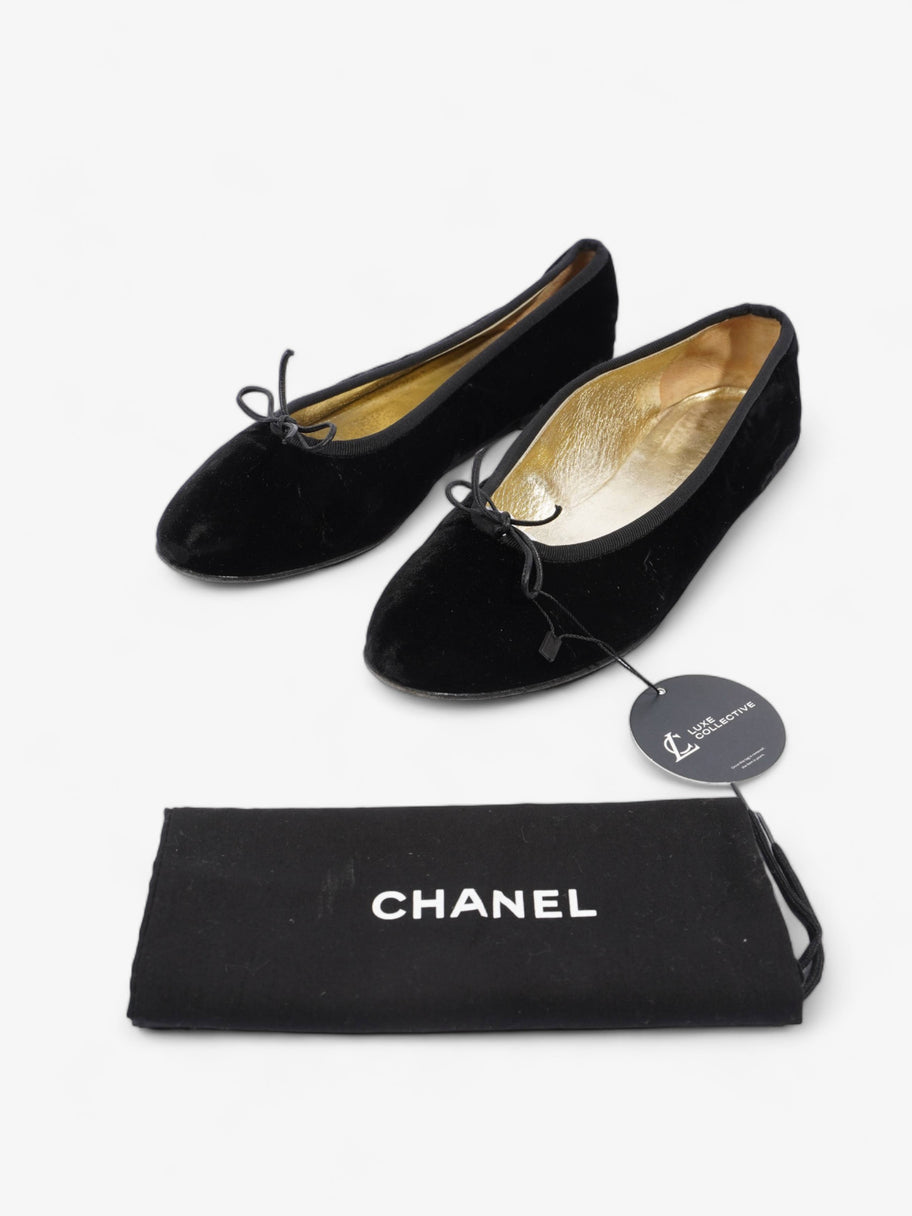 Ballet Flat Black Velvet EU 42 UK 9 Image 9