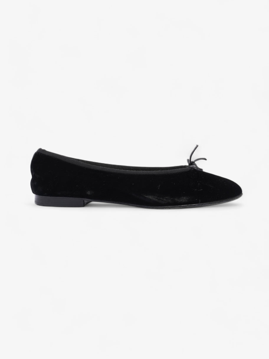 Ballet Flat Black Velvet EU 42 UK 9 Image 1