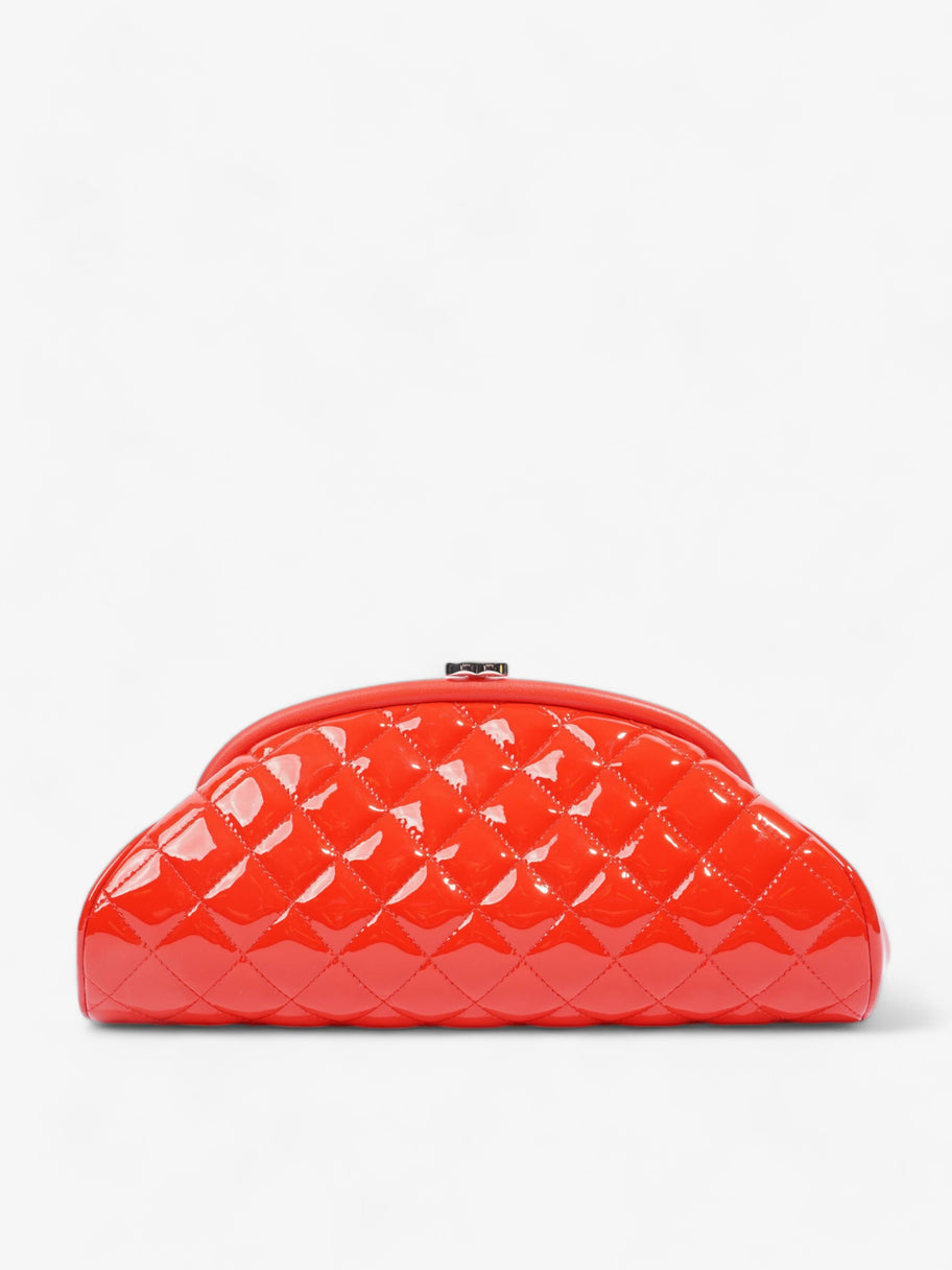 Chanel Timeless Clutch Red Patent Leather Image 5