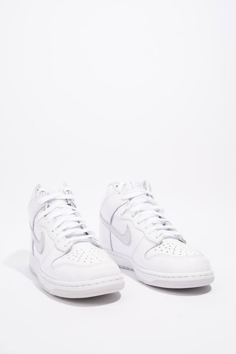  Nike Dunk Hi Sp White / Pure Platinum Leather EU 42.5 UK 8