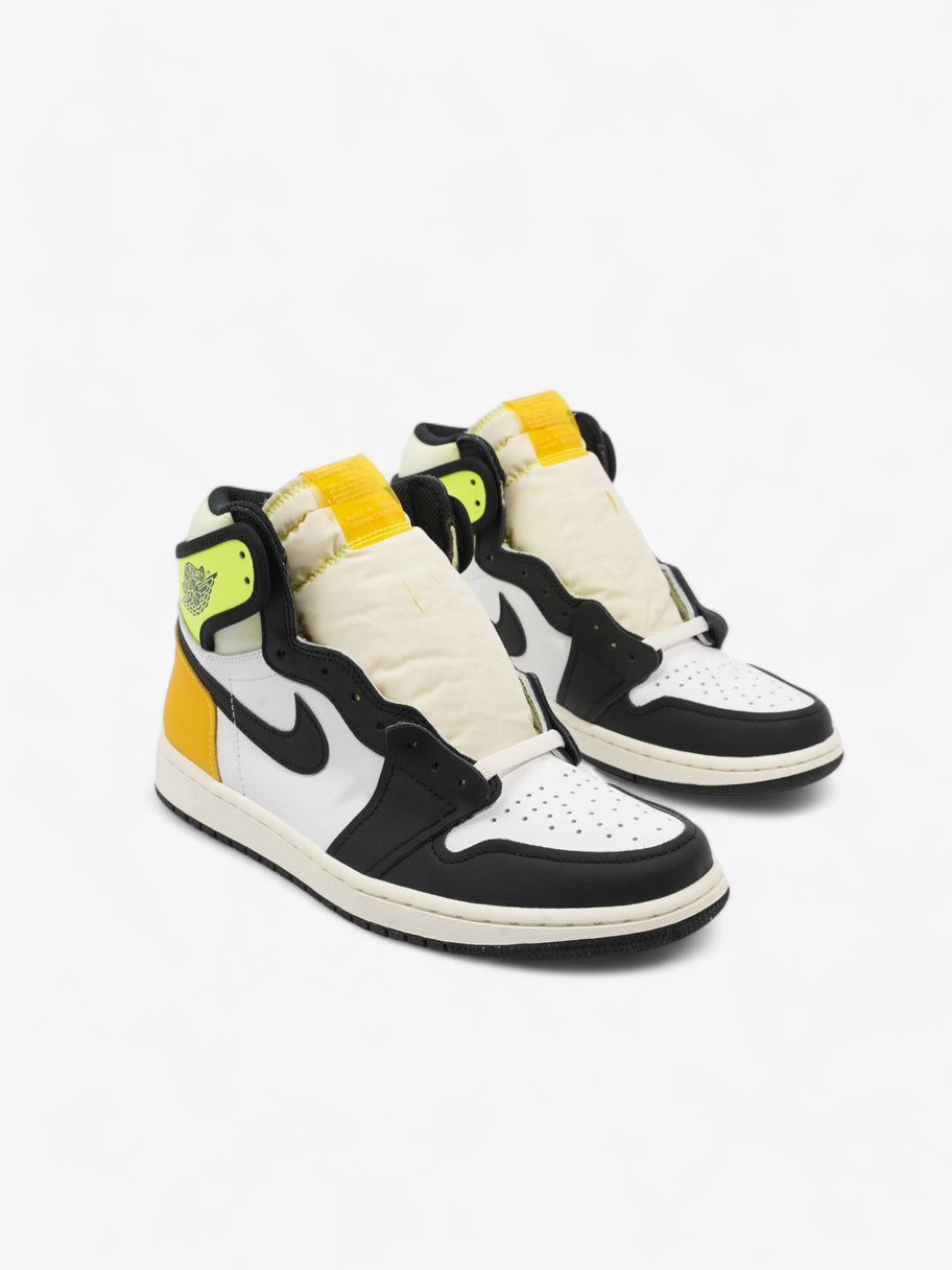 Jordan 1 Hi White / Black / Volt Leather EU 42.5 UK 8 Image 9