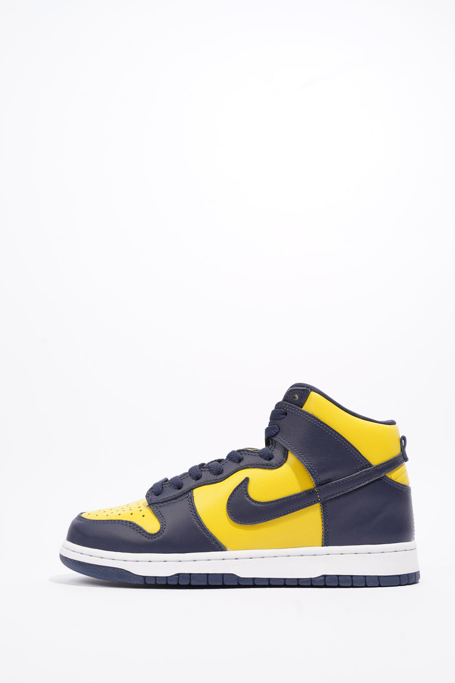 Nike Dunk Hi Michigan Varsity Maize / Midnight Navy Leather EU 42.5 UK 8 Image 5