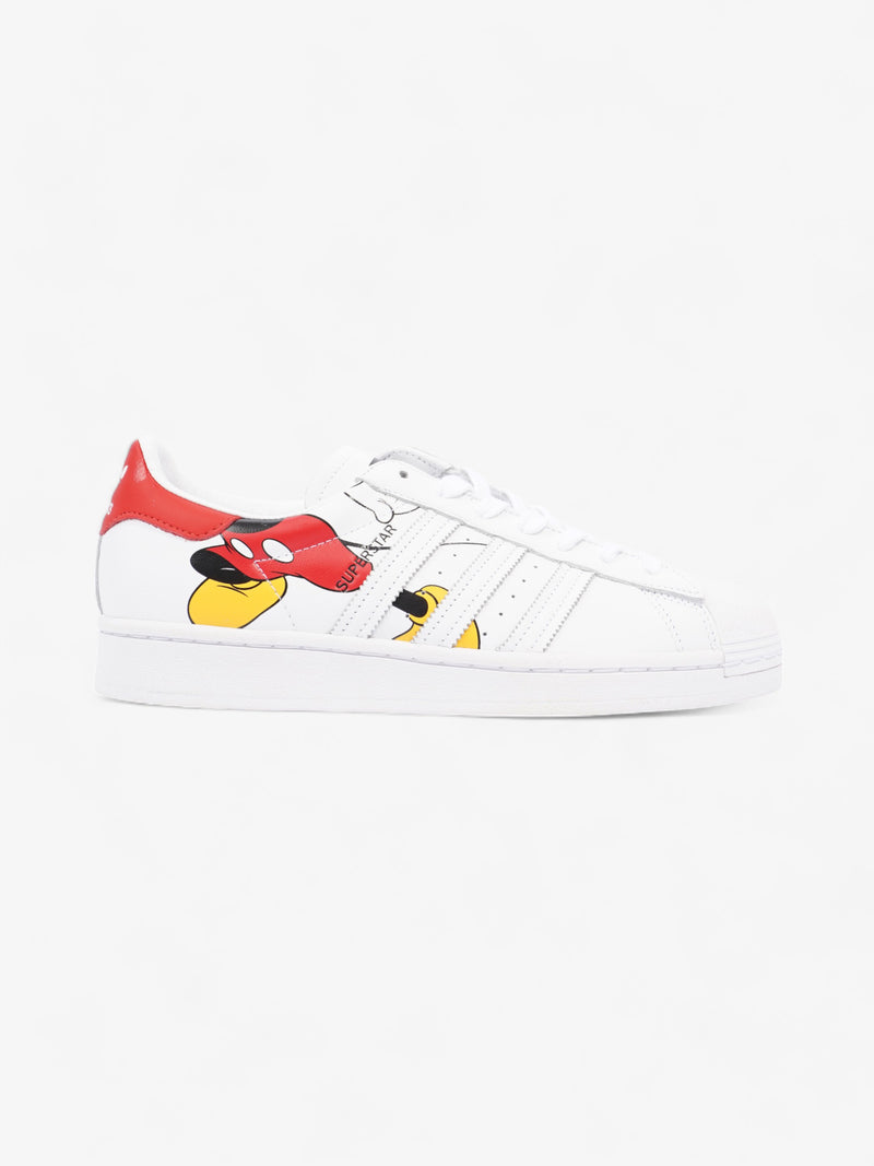  Adidas Adidas Superstar Mickey Mouse White White Leather EU 42 UK 8