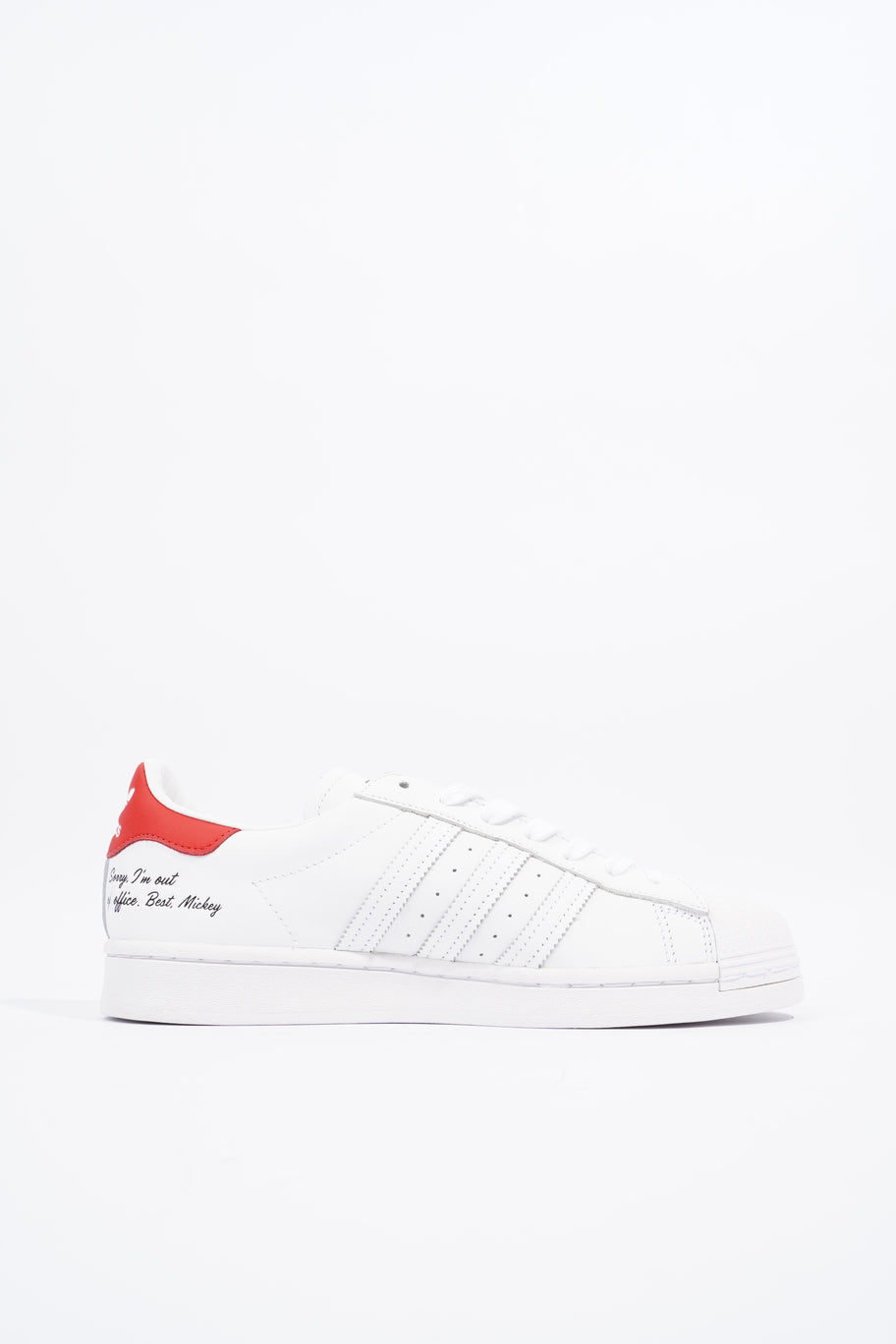 Adidas Adidas Superstar Mickey Mouse White White Leather EU 42 UK 8 Image 4