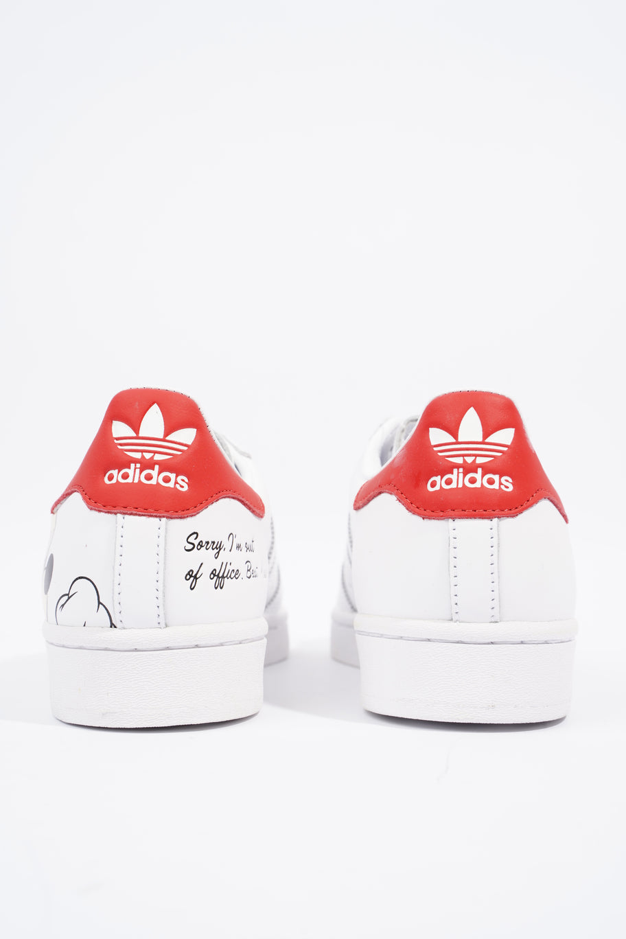 Adidas Adidas Superstar Mickey Mouse White White Leather EU 42 UK 8 Image 6