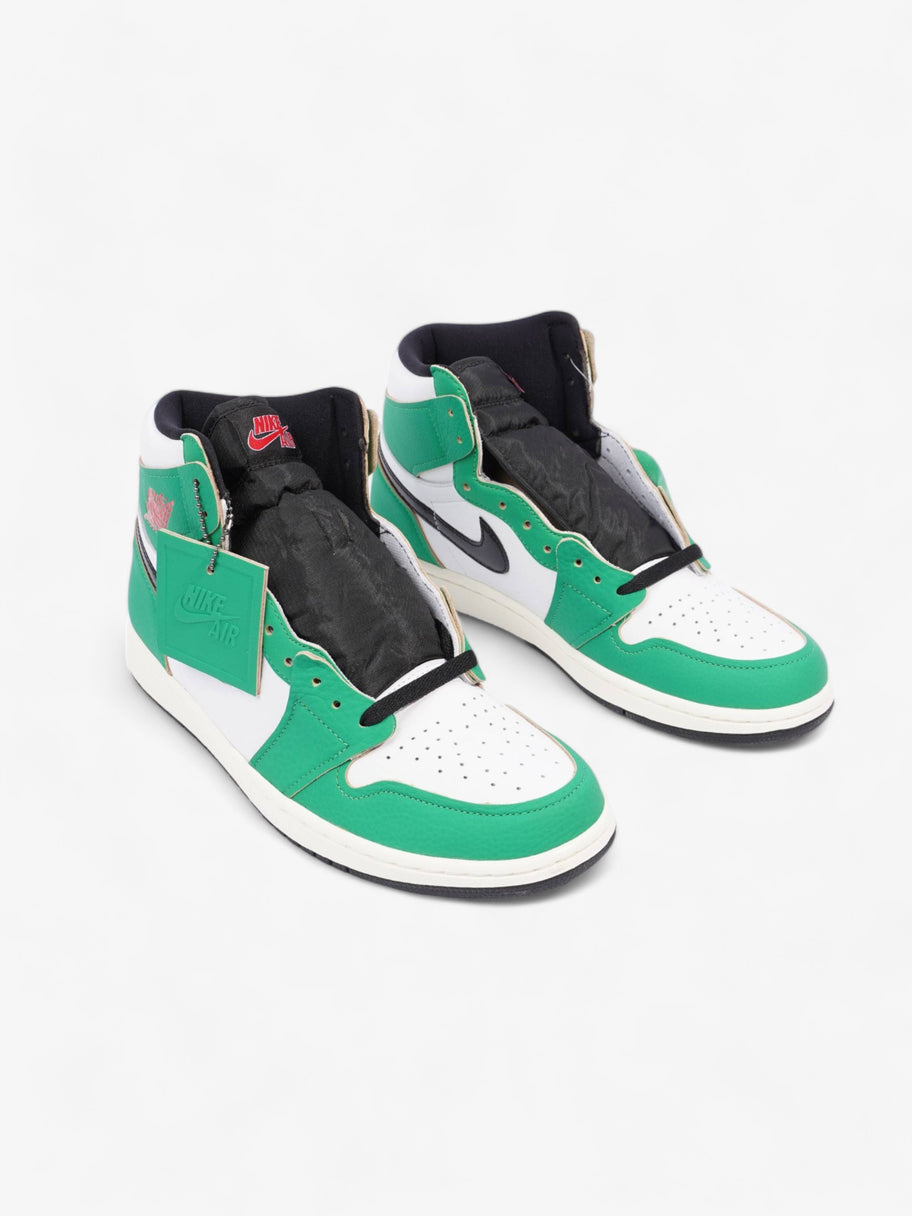 Nike W Air Jordan 1 High OG Lucky Green / Black / White Leather EU 43 UK 8.5 Image 2