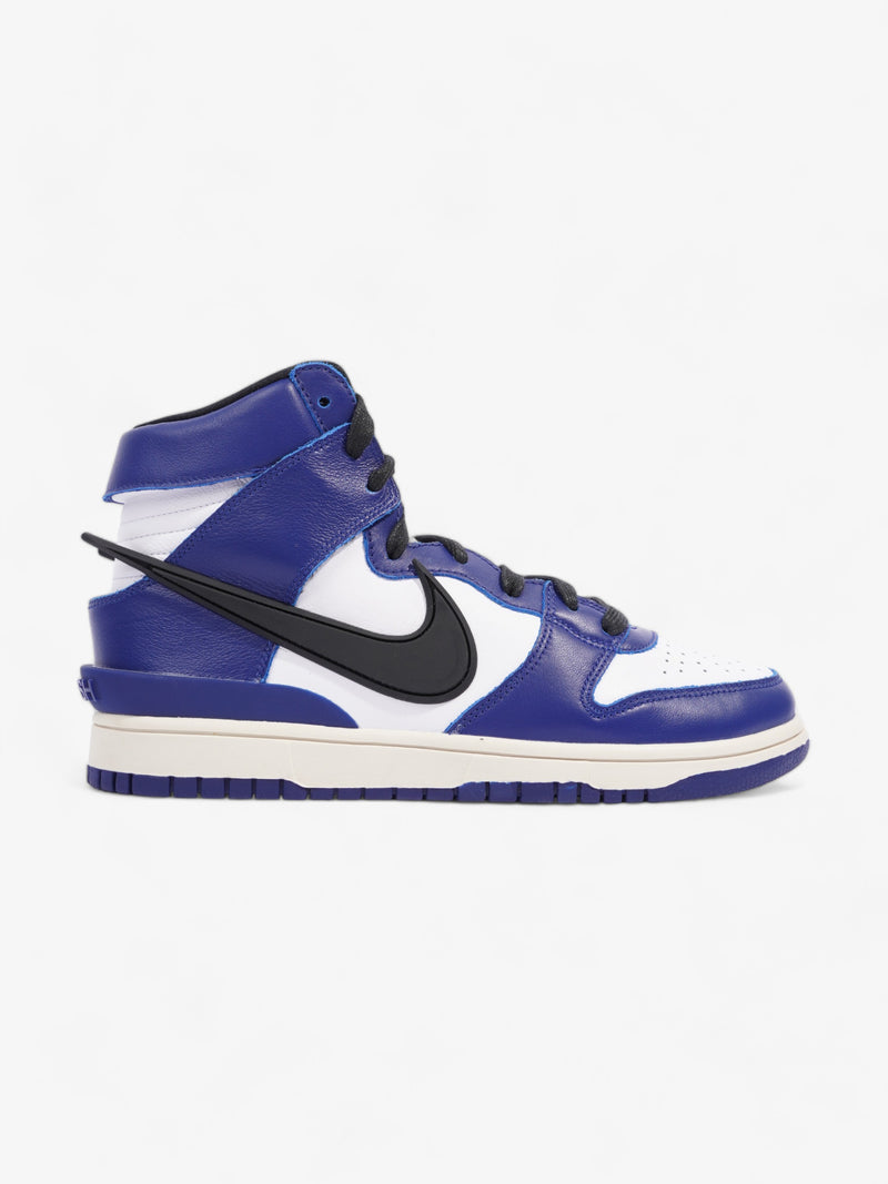  Nike x Ambush Dunk Hi Deep Royal Blue / Black / White Leather EU 42.5 UK 8