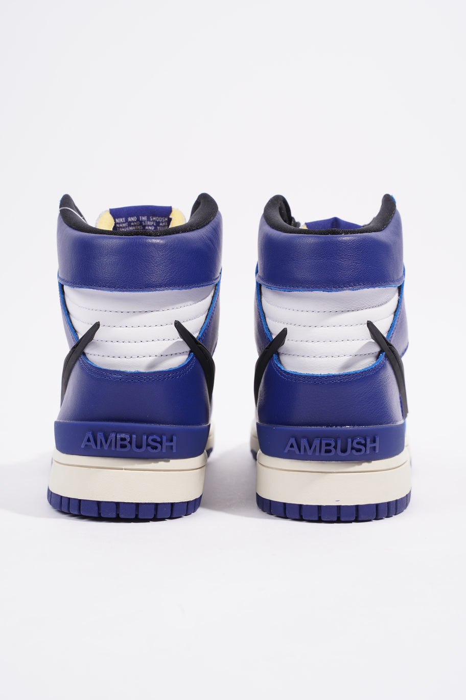 Nike x Ambush Dunk Hi Deep Royal Blue / Black / White Leather EU 42.5 UK 8 Image 6