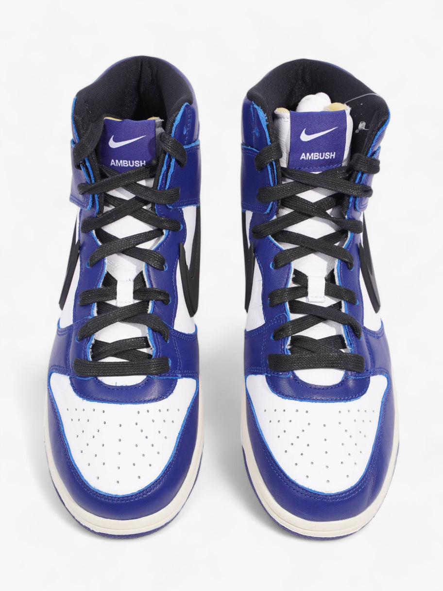 Nike x Ambush Dunk Hi Deep Royal Blue / Black / White Leather EU 42.5 UK 8 Image 8