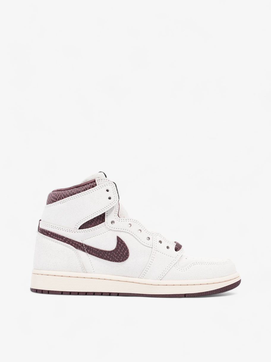 Nike Jordan 1 Retro Hi Og A Ma Maniere Sail / Burgundy Crush Leather EU 42.5 UK 8 Image 4