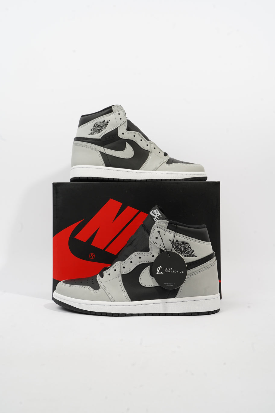 Jordan 1 Retro Hi Shadow 2.0 Black / Smoke Grey / White Leather EU 42.5 UK 8 Image 10