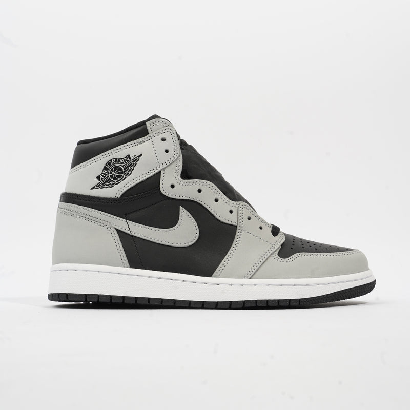  Jordan 1 Retro Hi Shadow 2.0 Black / Smoke Grey / White Leather EU 42.5 UK 8