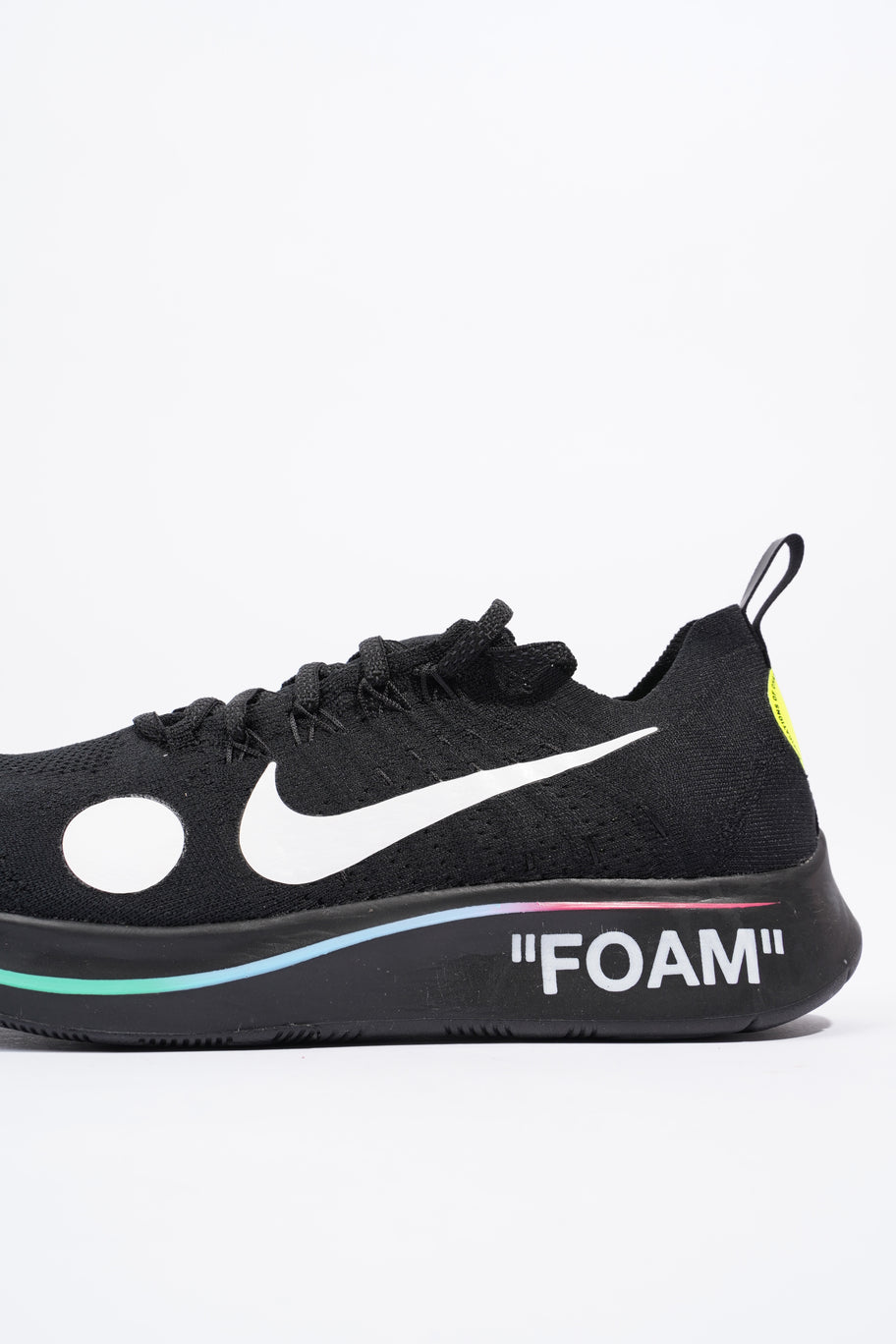 Nike x Off White Zoom Fly Mercurial Black / White Cotton EU 43 UK 8.5 Image 10