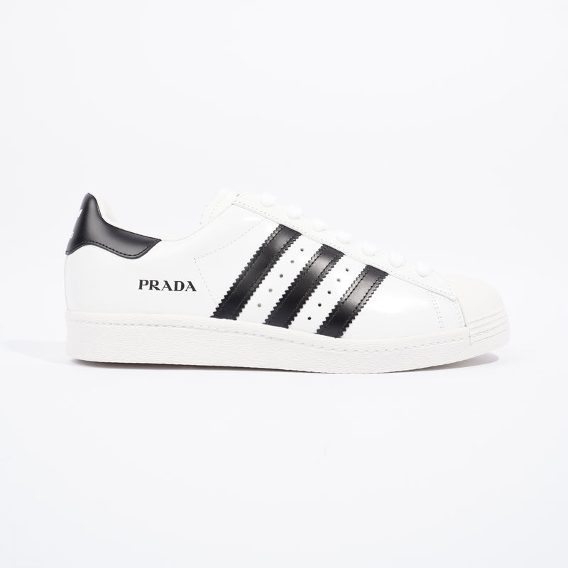  Adidas x Prada Superstar White / Black Leather EU 42.5 UK 8.5