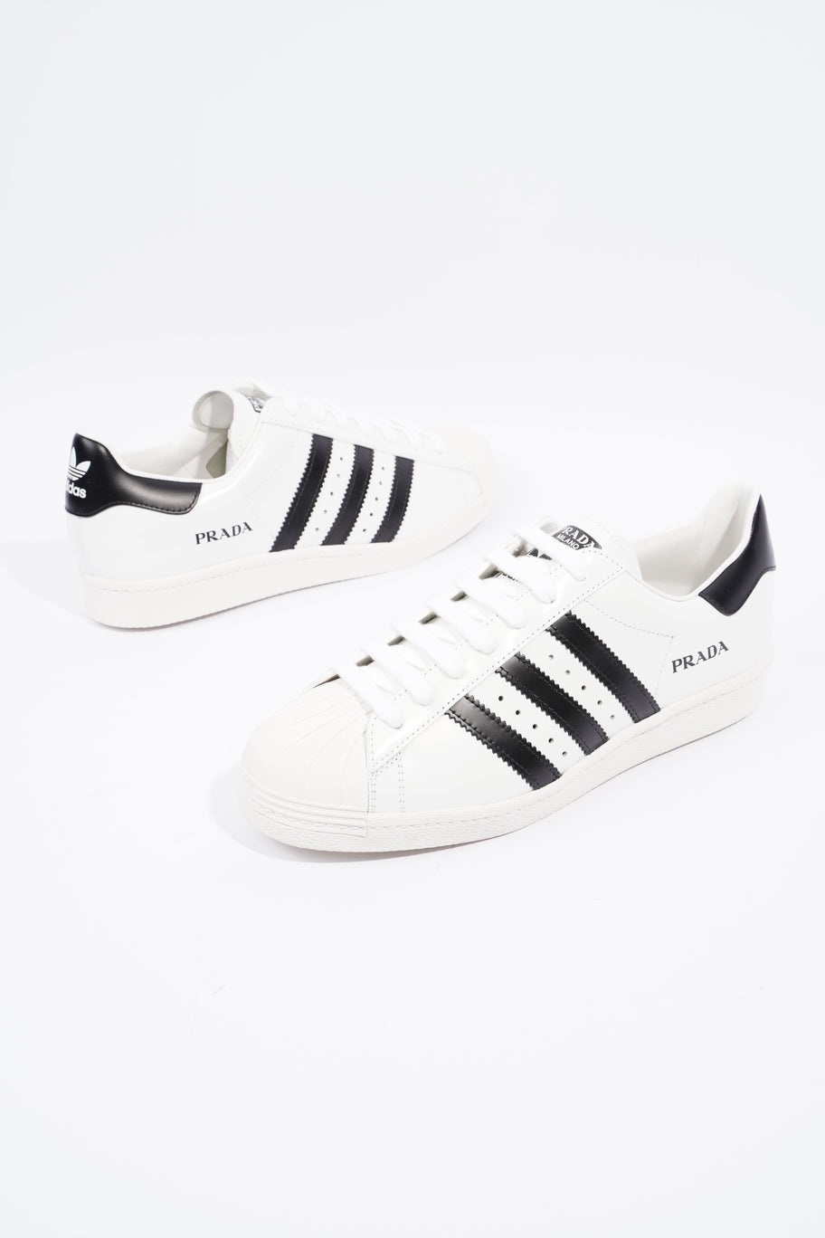 Adidas x Prada Superstar White / Black Leather EU 42.5 UK 8.5 Image 9