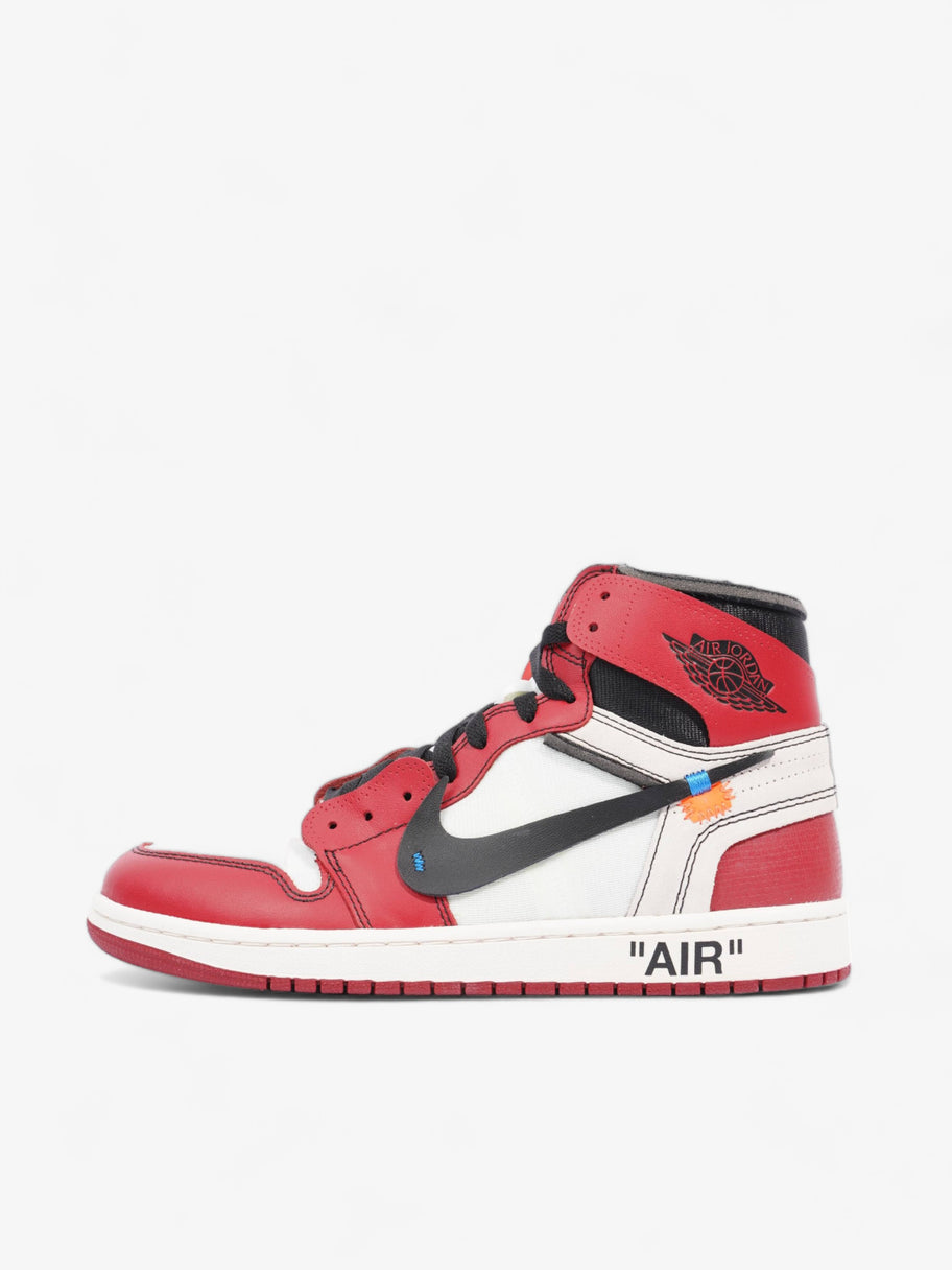 Nike x Off White Jordan 1 Chicago Off White The 10 White / Black / Varsity Red Leather EU 43 UK 8.5 Image 5