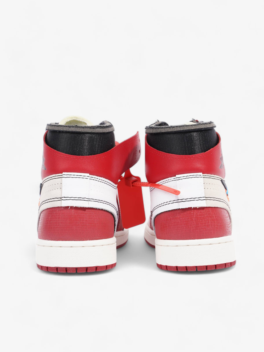 Nike x Off White Jordan 1 Chicago Off White The 10 White / Black / Varsity Red Leather EU 43 UK 8.5 Image 6