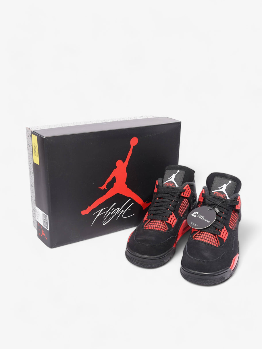 Jordan 4 Retro Red Thunder Black / Red Suede EU 42.5 UK 8 Image 9