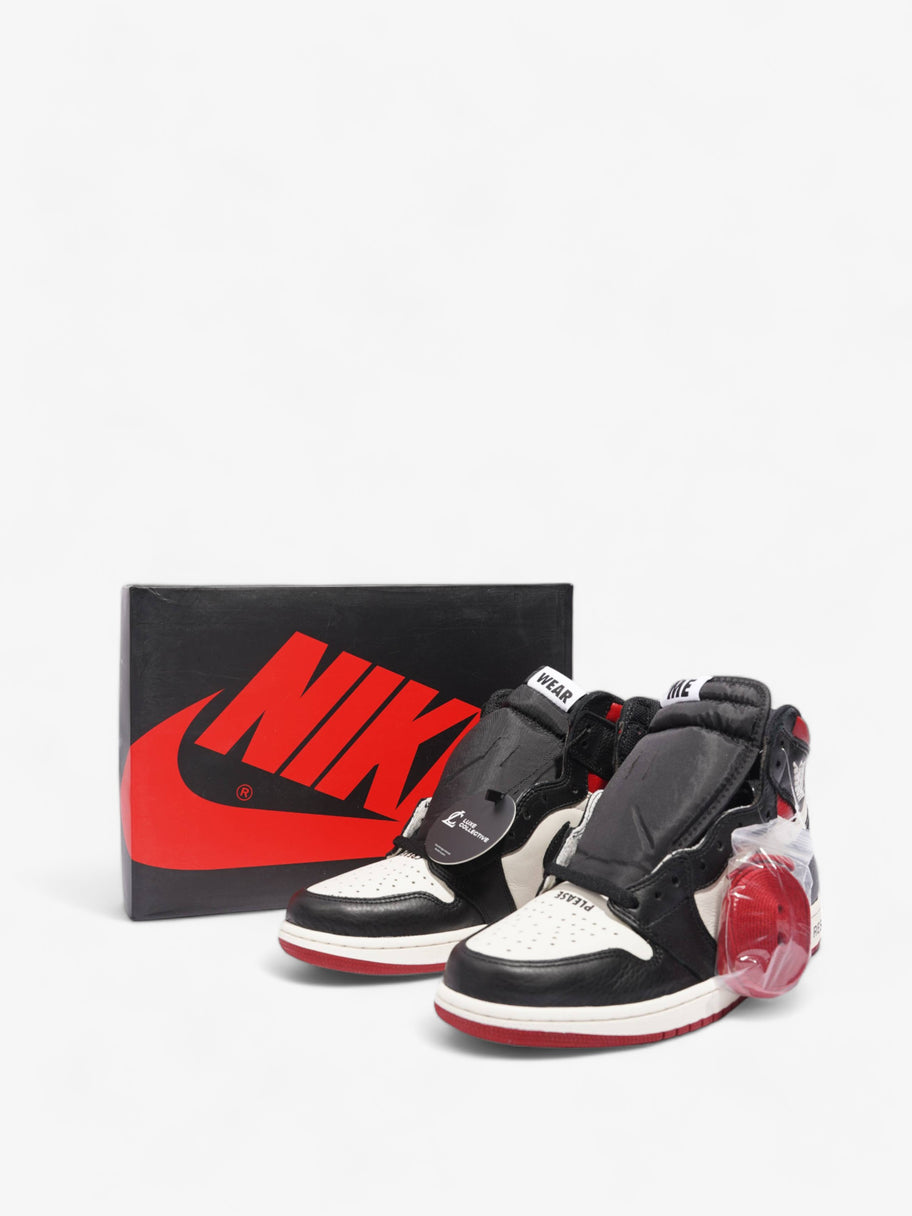 Nike Jordan 1 Retro Hi Not For Resell Sail / Black / Varsity Red Leather EU 43 UK 8.5 Image 10