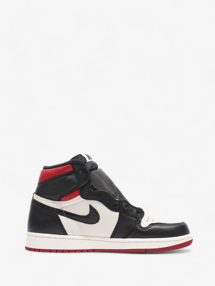 Nike Jordan 1 Retro Hi Not For Resell Sail / Black / Varsity Red Leather EU 43 UK 8.5 Image 4