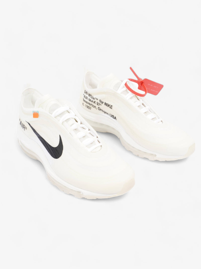  Nike x Off White Air Max 97 Og Off White The10 White White / Cone / Ice Blue Polyurethane EU 43 UK 8.5