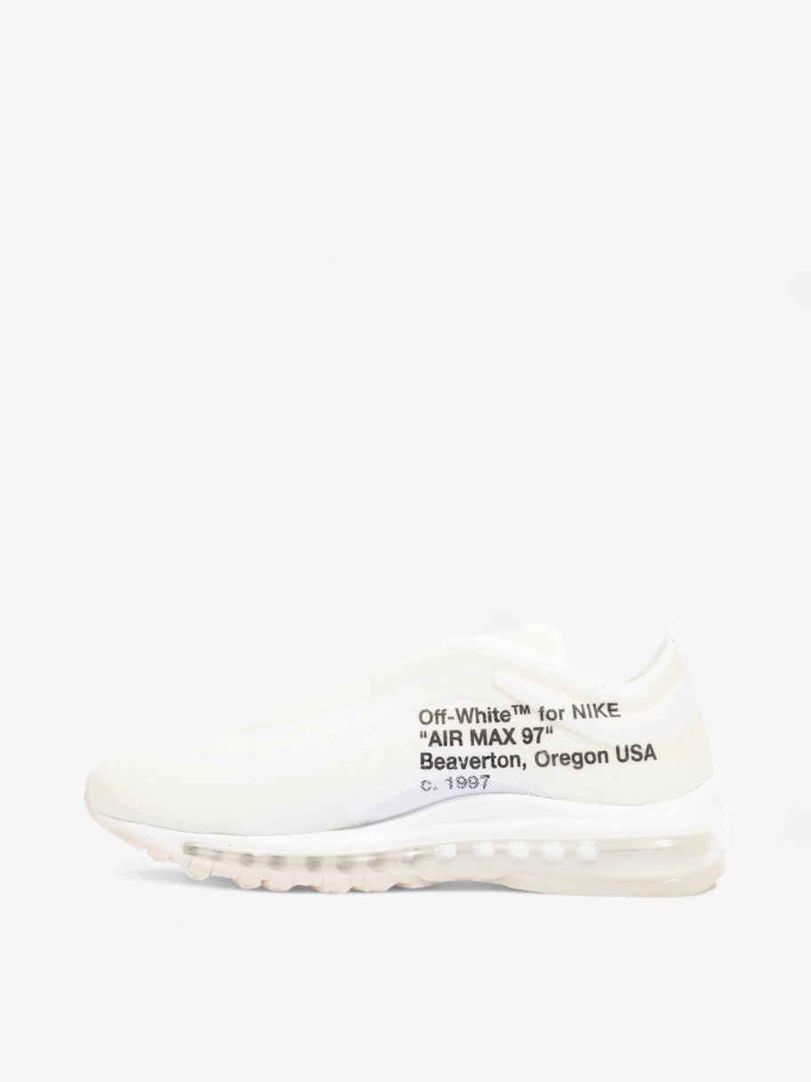 Nike x Off White Air Max 97 Og Off White The10 White White / Cone / Ice Blue Polyurethane EU 43 UK 8.5 Image 3