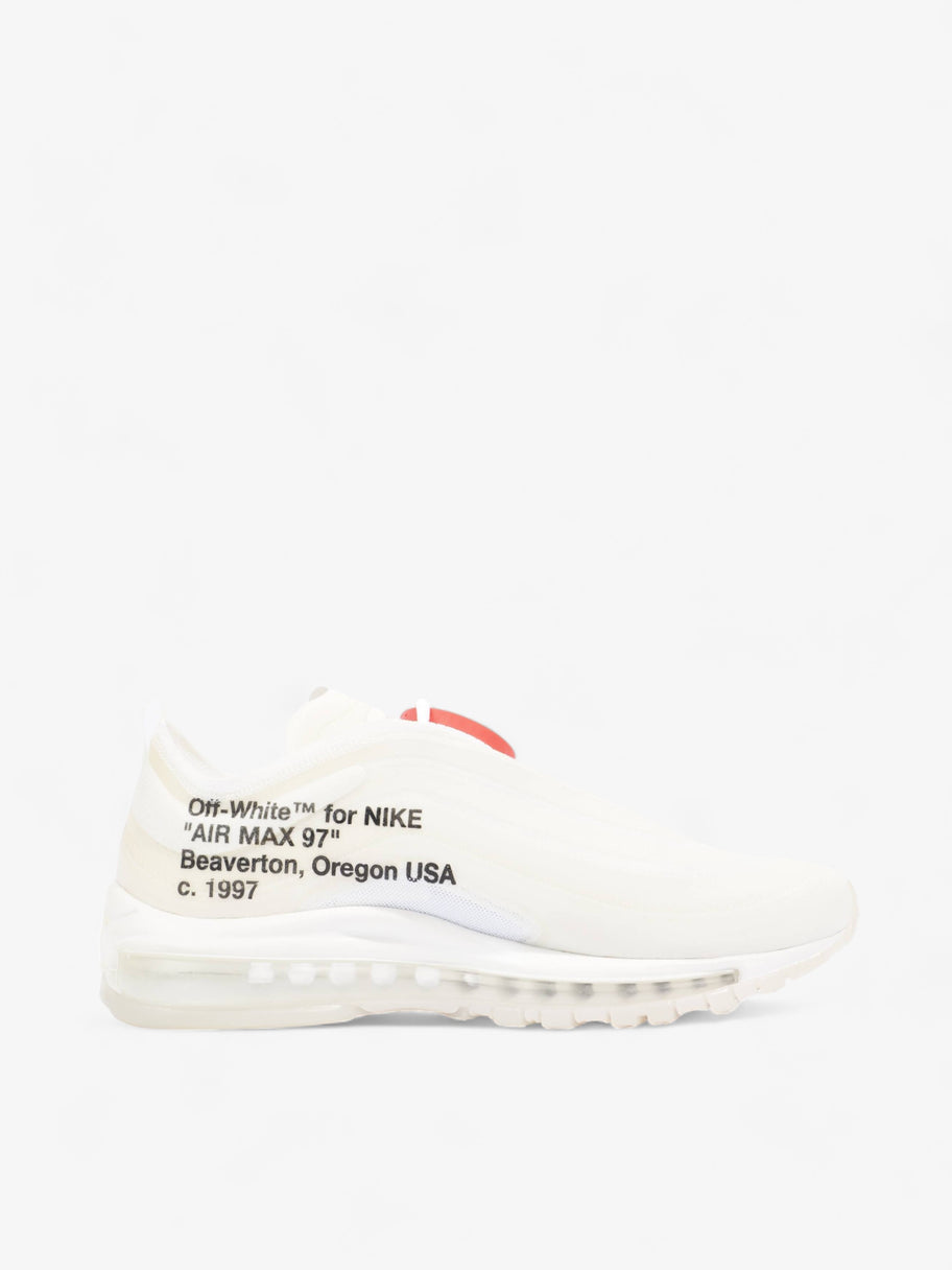 Nike x Off White Air Max 97 Og Off White The10 White White / Cone / Ice Blue Polyurethane EU 43 UK 8.5 Image 4