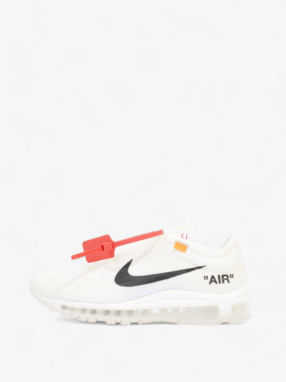 Nike x Off White Air Max 97 Og Off White The10 White White / Cone / Ice Blue Polyurethane EU 43 UK 8.5 Image 5