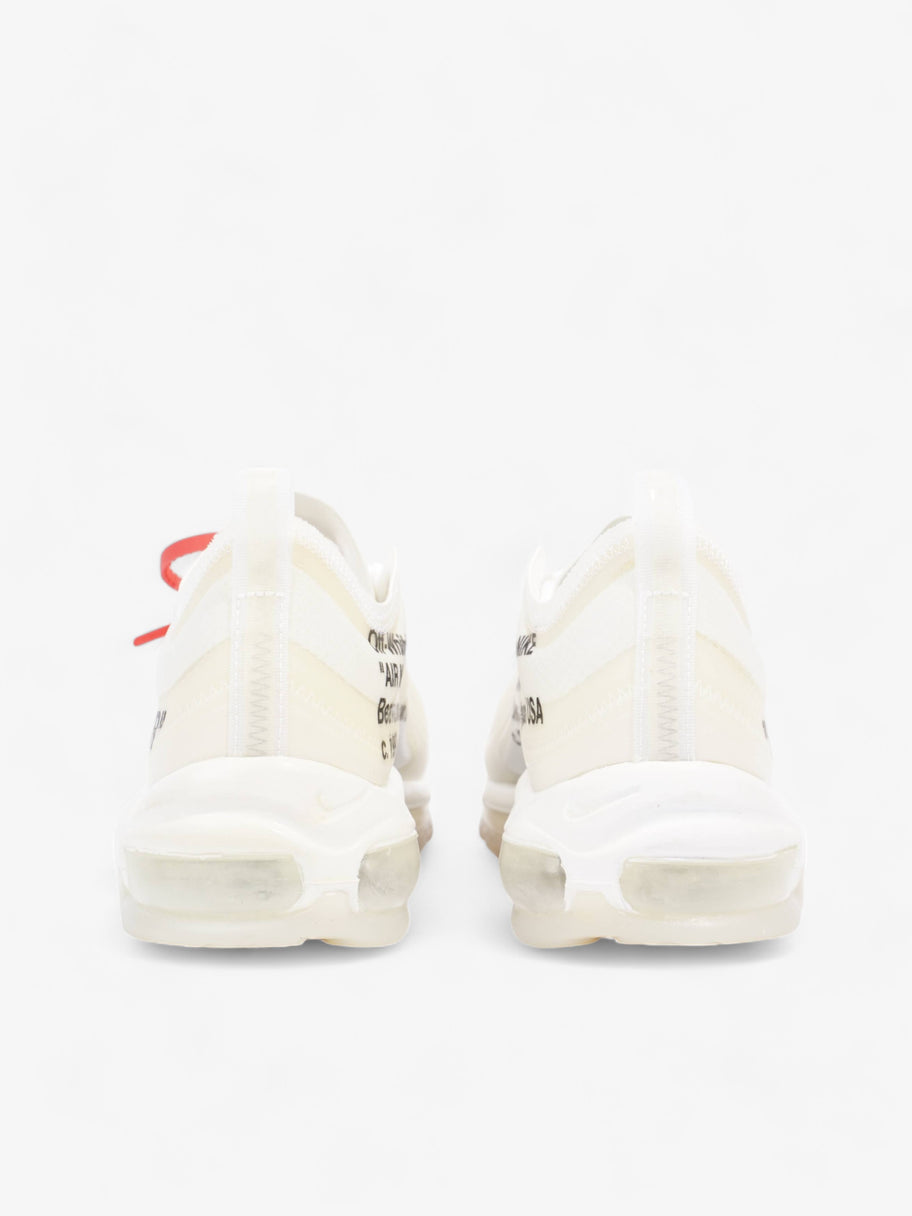 Nike x Off White Air Max 97 Og Off White The10 White White / Cone / Ice Blue Polyurethane EU 43 UK 8.5 Image 6