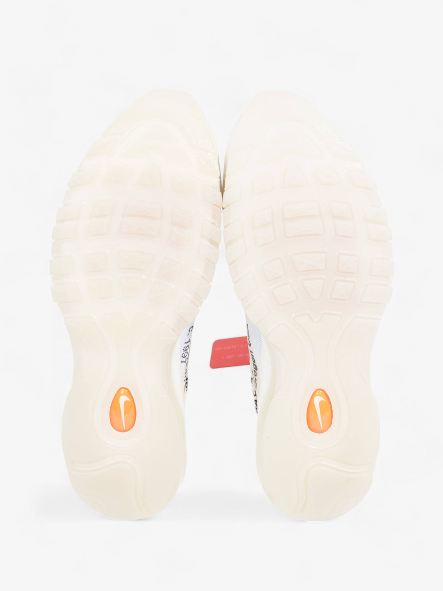 Nike x Off White Air Max 97 Og Off White The10 White White / Cone / Ice Blue Polyurethane EU 43 UK 8.5 Image 7