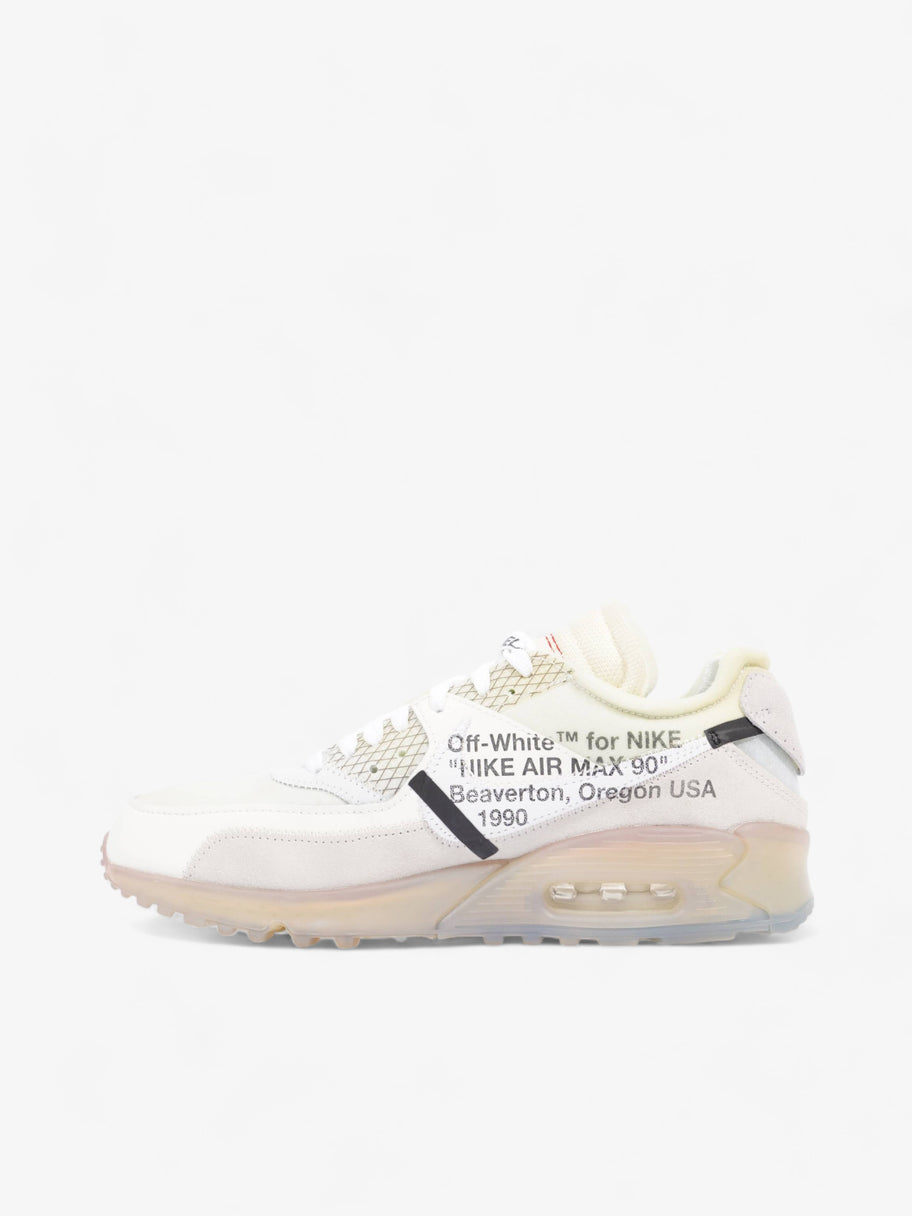 Nike x Off White Air Max 90 The 10 Sail / White Suede EU 42.5 UK 8 Image 3