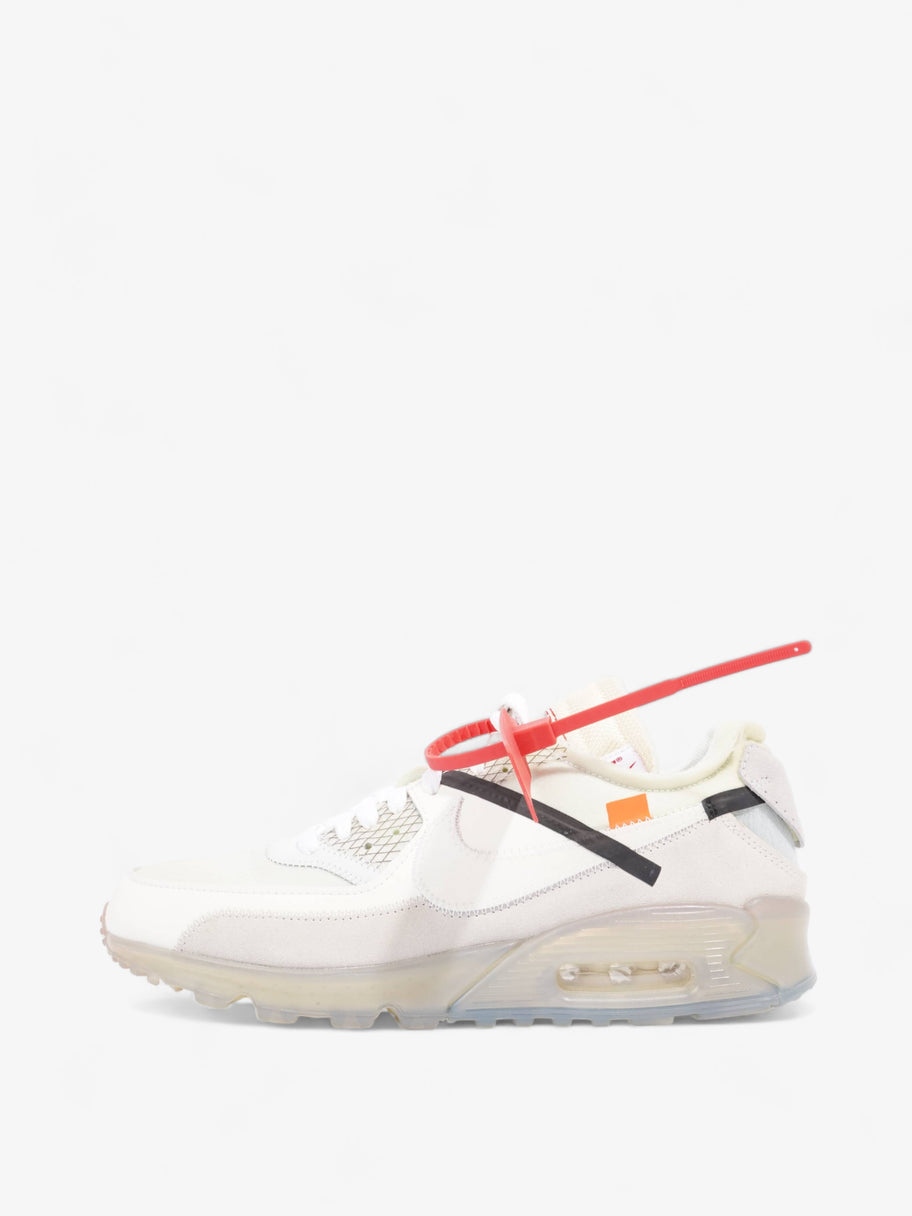 Nike x Off White Air Max 90 The 10 Sail / White Suede EU 42.5 UK 8 Image 5