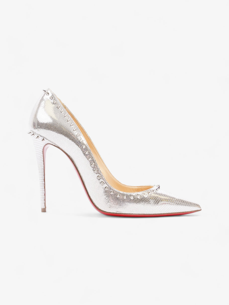 Christian Louboutin Angelina 100mm Silver Leather EU 39 UK 6 Image 1