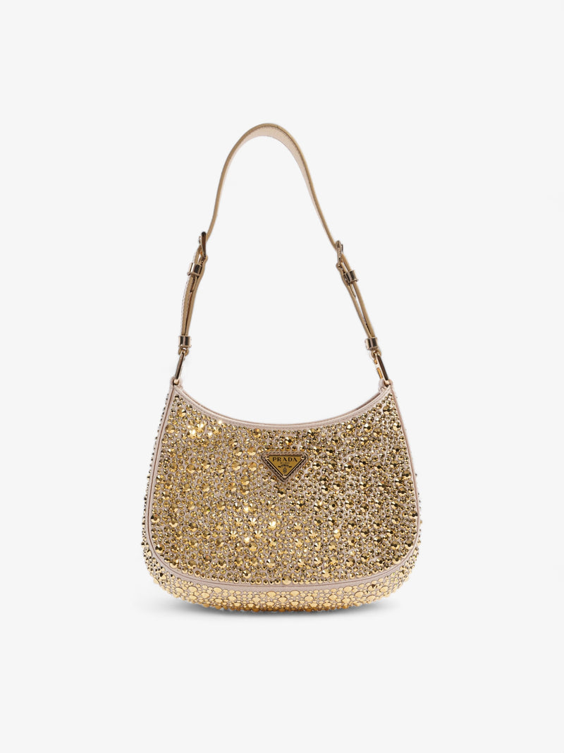  Cleo Crystal-Embellished Gold Rhinestone