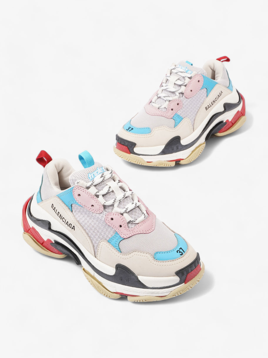 Triple S White / Pink / Blue Mesh EU 37 UK 4 Image 10