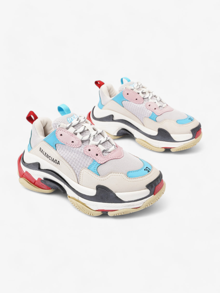 Triple S White / Pink / Blue Mesh EU 37 UK 4 Image 2