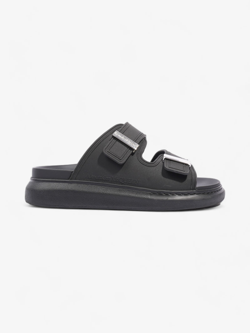  Alexander McQueen Hybrid Slides Black Rubber EU 40 UK 7