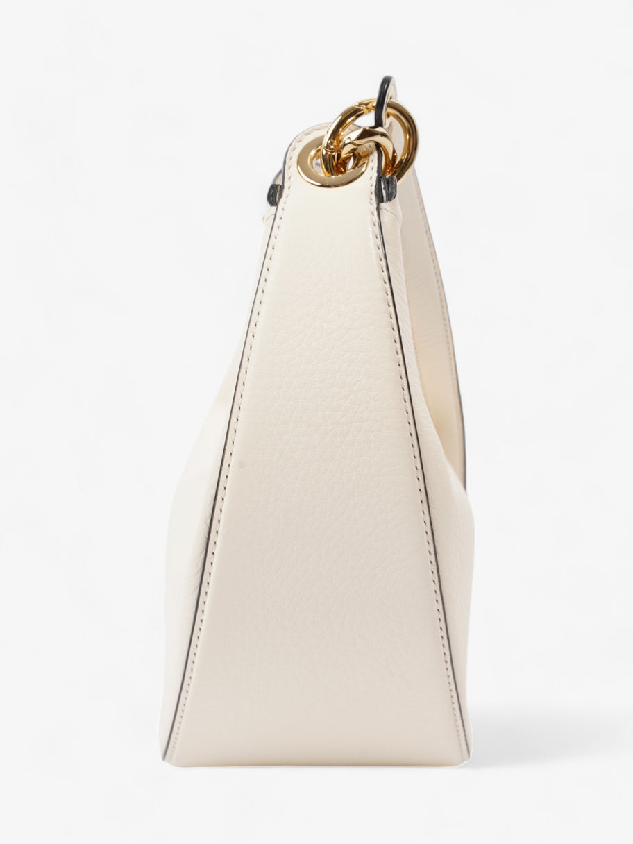 Valentino VLogo Moon Bag Ivory Calfskin Leather Image 3