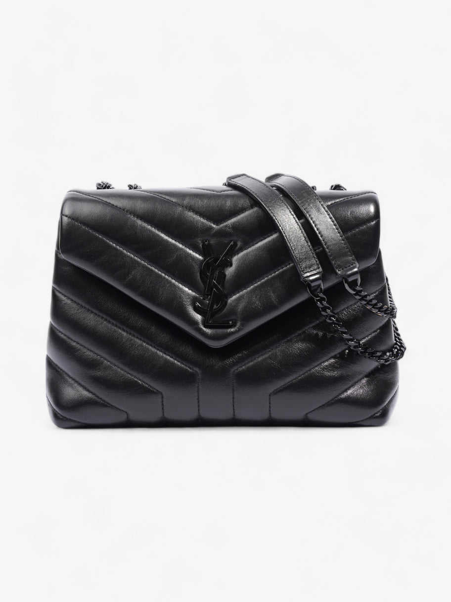 Saint Laurent Loulou Black Calfskin Leather Small Image 1