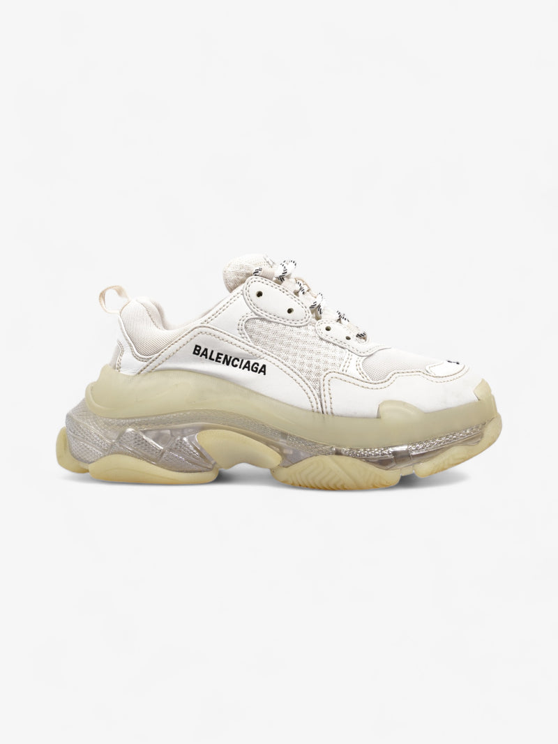  Balenciaga Triple S Clear Sole White / Black Mesh EU 38 UK 5