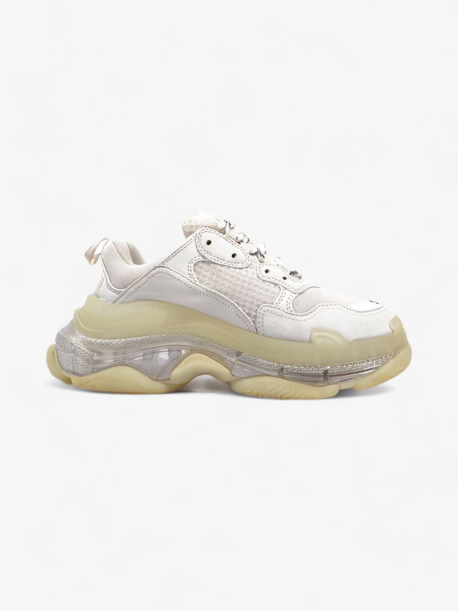 Balenciaga Triple S Clear Sole White / Black Mesh EU 38 UK 5 Image 4