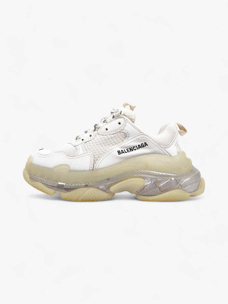 Balenciaga Triple S Clear Sole White / Black Mesh EU 38 UK 5 Image 5