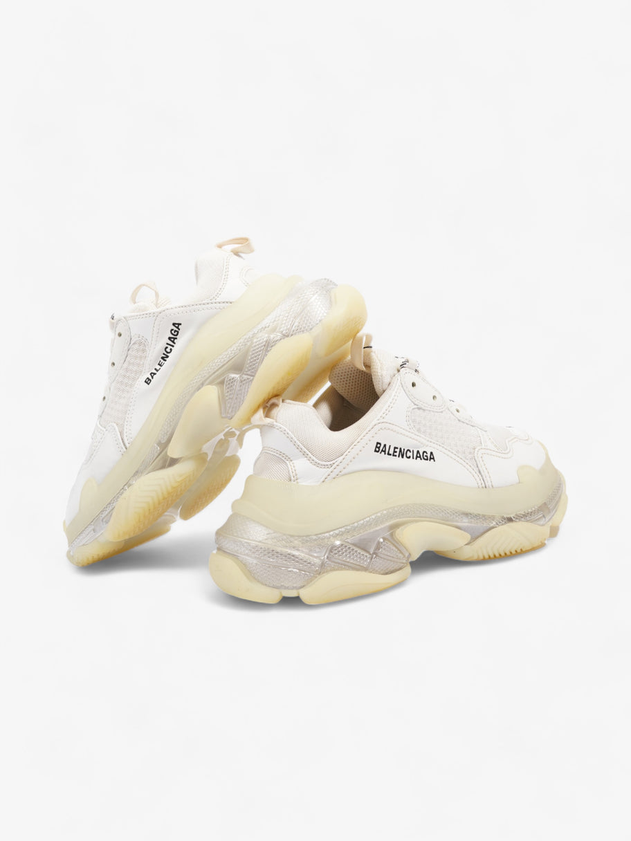 Balenciaga Triple S Clear Sole White / Black Mesh EU 38 UK 5 Image 9