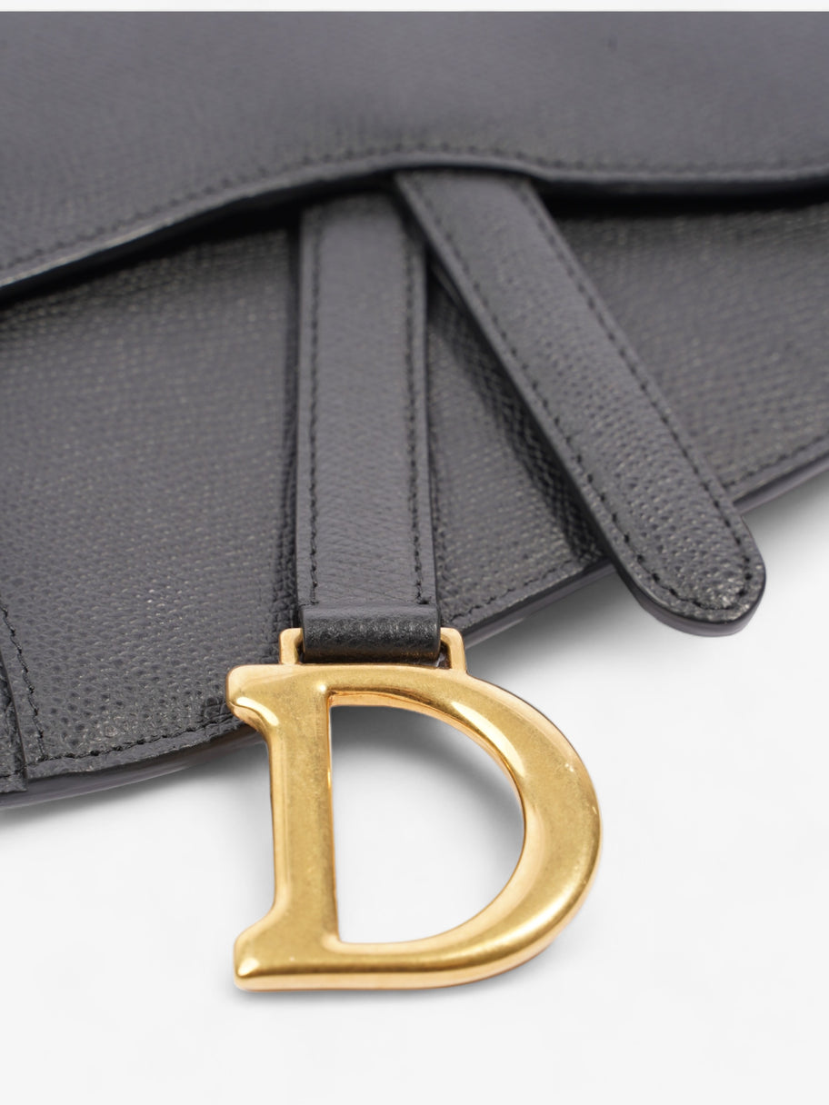 Christian Dior Saddle Belt Bag Black Leather Image 3