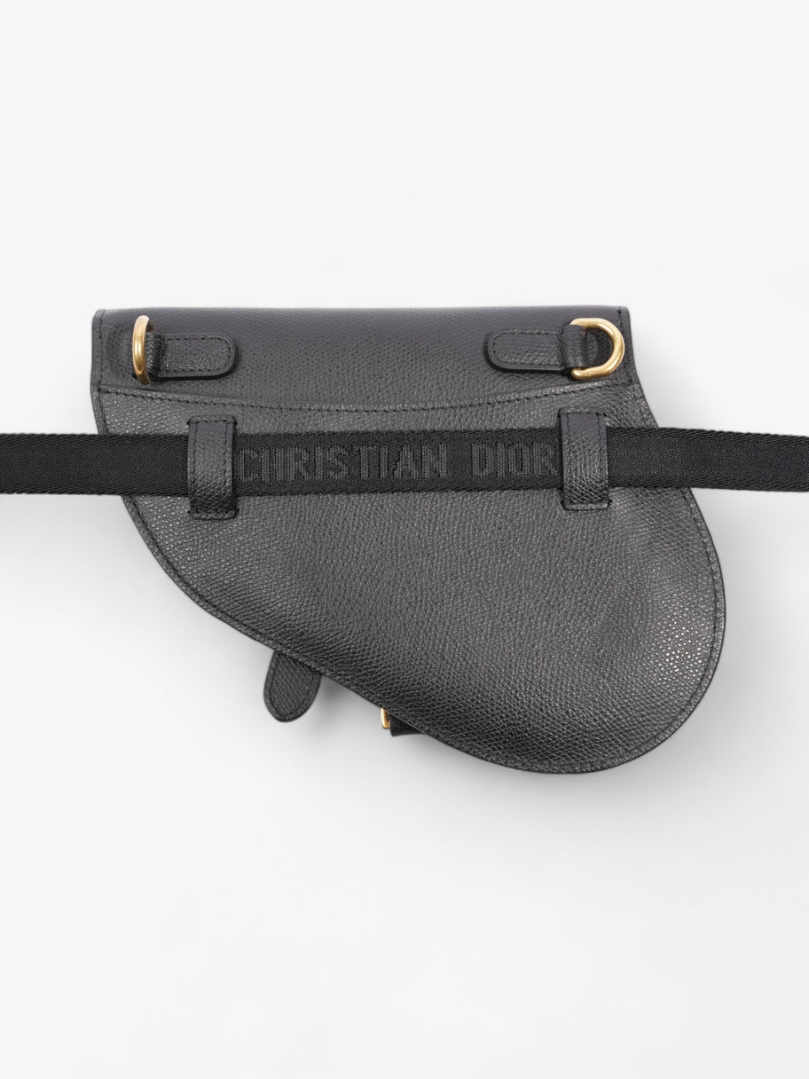 Christian Dior Saddle Belt Bag Black Leather Image 5