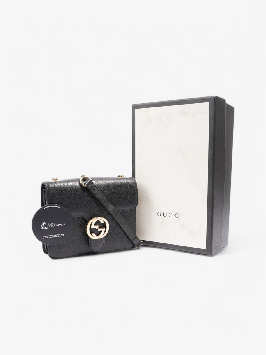 Gucci Dollar Interlocking G  Black Leather Image 10