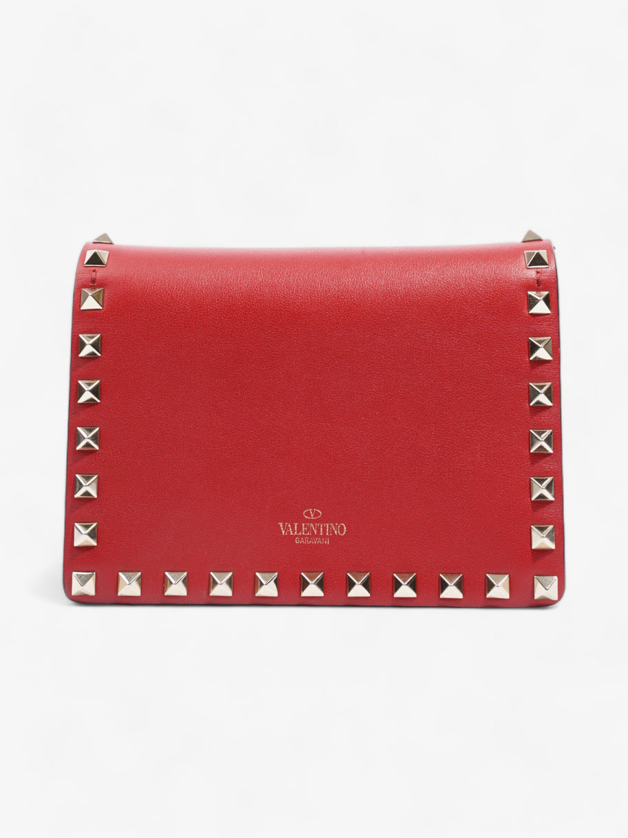 Valentino Rockstud Chain Red Leather Image 4